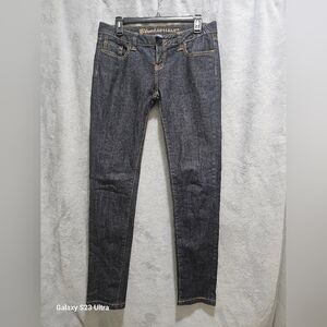 Blue Asphalt Stretch Denim Skinny Jeans, Sz 9